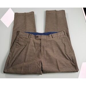 Peter Millar Corduroy Pants Mens 36x29 Brown 100% Cotton Straight‎ Leg Casual